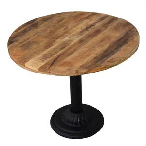 Nuevas Mesas de Comedor Industriales Cuadradas con Base de Metal y Madera Maciza, Muebles de Comedor para Uso en Hoteles - Product Image 2