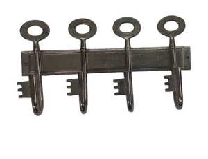Antique Key <b>Hooks</b> And <b>Rail</b> Country Style Wall Decor Metal Vintage <b>Hooks</b> With 4 Holder Handcrafts Cloths Towel Hanger <b>Hook</b> 2025 - Product Image 3
