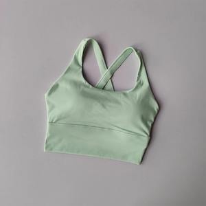 Sujetador Deportivo Reversible para Mujer, Talla Grande, Ligero, Sin Costuras, Compresión, Elástico en Cuatro Direcciones, Transpirable, Color Sólido, Gran Venta - Product Image 4