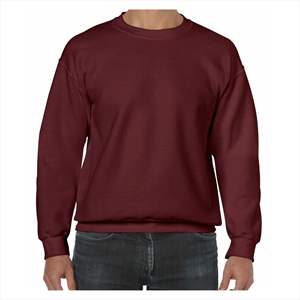 Sudadera Unisex de Invierno, Cuello Redondo, Color Sólido, Hombros Caídos, Estilo Holgado, Informal, Personalizada, de Algodón y Felpa con Bolsillo - Product Image 6