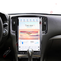 Radio para Coche Gerllish Estilo Tesla de 14.5 Pulgadas con Android para Infiniti G25 G35 G37 2010-2013, Reproductor Multimedia, Unidad Principal con GPS y Pantalla Táctil