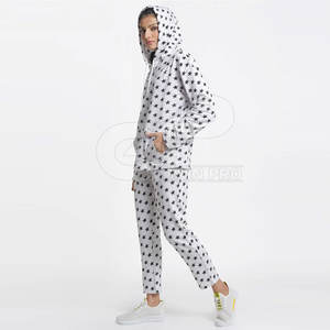Chándal de mujer con capucha y pantalones para correr, traje de Fitness, ropa deportiva informal, chándal cómodo para mujer - Product Image 2
