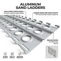 Plataformas Metálicas Entrelazadas de Aluminio Marston Mat, Planchas de Acero Perforadas PSP para Puentes de Camiones Todoterreno 4x4