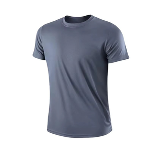 Camiseta de seda de hielo ligera de secado rápido para hombre, Top de manga corta con capa Base para verano, Comodidad en el hogar, ropa interior fresca, sudadera - Product Image 2