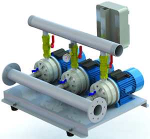 ชุด DC-EDX แบบแรงเหวี่ยงสำหรับอาคารพาณิชย์การชลประทานสำหรับอพาร์ทเมนท์หลายชั้น - Product Image 1