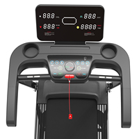 Tapis roulant motorisé de pointe, très demandé, pour la maison et la salle de sport, avec suivi de la fréquence cardiaque et programmes d'exercices