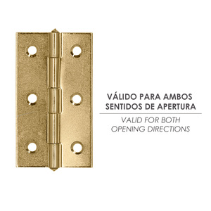 Cerniera 5005 in ottone da 3 pollici - Product Image 3