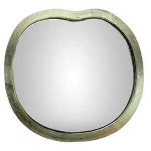 Miroir mural en métal de qualité supérieure d'inspiration vintage avec un design artistique pour un accent mural intérieur moderne et charmant de style ferme - Product Image 6