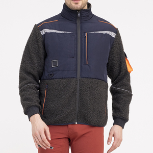 Veste de travail en polaire haute visibilité pour homme - Haute performance et style combinés - Product Image 1