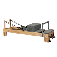 Machine de Pilates ProCircle PCH88-X en chêne - Équipement de gym durable et écologique en chêne et cuir PU pour usage domestique et studio de Pilates - Garantie 3 ans