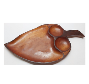 Platos de hojas de madera maciza Natural para servir, Platos y platos de vajilla de gran venta, caja de embalaje personalizada para bodas occidentales - Product Image 6