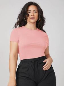 Pakistan Femmes Élégantes Plumes Décorées Respirant Soie/Coton T-Shirts-Personnalisable Toutes Saisons Top Vêtements - Product Image 4