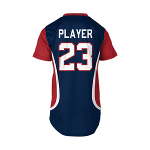 OEM Wholesale Custom Baseball Jerseys for Men Breathable Sublimation Plain Blank T <b>Shirt</b> Plus Size Sportswear - Product Image 4