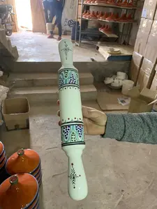 Rodillo de cerámica de mármol de ónix, rodillo de cocina, rodillo para hornear de mármol - Product Image 4