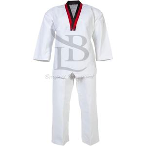 ชุดเทควันโดผ้าที่มีน้ำหนักเบาเพิ่มความสบายและสไตล์ดั้งเดิมสำหรับการฝึกซ้อมและการปฏิบัติงานตามสั่ง - Product Image 1