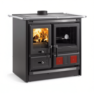 Estufa de Leña Nordica ROSA L 5.0 VST, 9.5kW, Acero Negro Antracita, 5 Estrellas, Dimensiones 97.5x67x86.1cm - Product Image 3