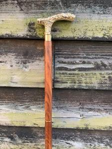 NEW SOLID ANTIQUE SOLID BRASS HANDLE WOODEN WALKING <b>STICK</b> CANE <b>VINTAGE</b> DESIGNER - Product Image 5