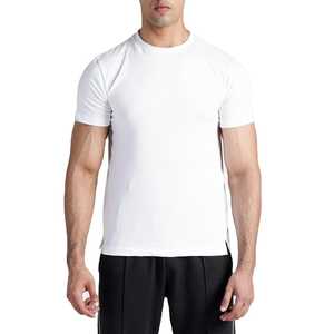 T-shirt régulier pour hommes 100% coton T-shirt imprimé de logo personnalisé de haute qualité T-shirt uni vierge à col rond de coupe standard pour hommes - Product Image 6