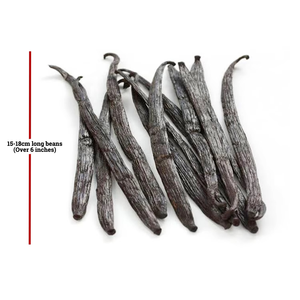 ACRIL 2023 Grado Vanilla Planifolia Más de 6 pulgadas Paquete de 15 frijoles Orgánica Negro Secado Vainilla Pods Premium Handpicked Gourmet - Product Image 2
