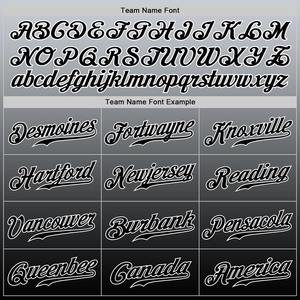 เสื้อเบสบอลสีเทาดำ-ขาวดำแฟชั่นแบบกำหนดเอง - Product Image 5