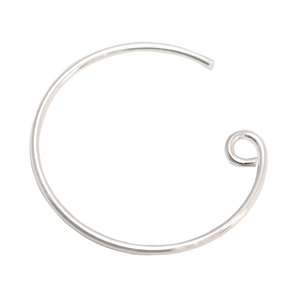 14K Gold Filled Round Earwire Plated DIY Jewelry Findings 6mm Size Wire for Accessory Creation - Product Image 1