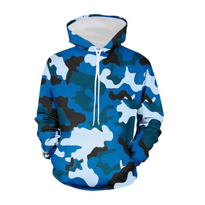 Sudadera con capucha de camuflaje de algodón térmico ligero al por mayor para hombre y mujer logotipo personalizado de gran tamaño talla 6XL - Product Image 1