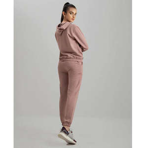 Conjuntos Deportivos de Dos Piezas para Mujer al por Mayor, Pantalones Deportivos Transpirables con Capucha y Sudadera con Estampado, Invierno, 100% Nailon, Hecho en Pakistán - Product Image 2