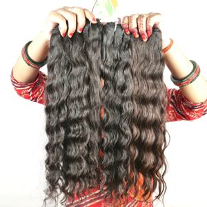 100% produit humain indien brut cheveux naturels vietnamien cuticule alignée double dessiné vendeur vierge faisceaux bruts cheveux du temple indien - Product Image 1