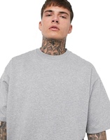 T-shirt personnalisé fendu 2 couleurs bloc de couleur t-shirt deux tons pour hommes t-shirt longue ligne coupe ajustée vêtements de sport en coton t-shirt deux tons