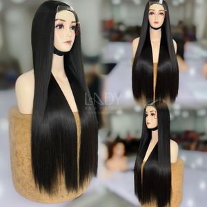 Pelucas muy sedosas Cabello crudo real 100% Cabello humano vietnamita Hueso Recto Peluca de cierre de color natural - Product Image 4