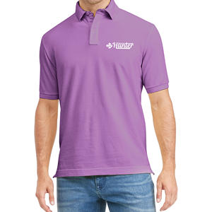 2025 servicio OEM ligero de manga corta para hombre verano bajo MOQ bordado logo impreso polos para hombre - Product Image 1