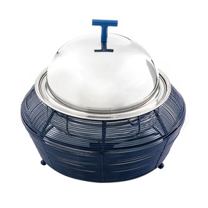 Dernière conception de finition personnalisée en acier inoxydable marmite décorative de service alimentaire casseroles marmite de service pour la vaisselle de fête de mariage - Product Image 2