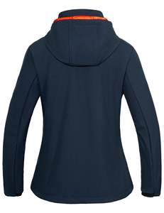 Vente en gros de conception durable de vêtements d'extérieur coupe-vent, fermeture à glissière complète, à capuche pour femmes, vêtements chauds, veste légère en polaire pour femmes, compressible personnalisée - Product Image 2