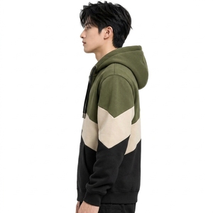 เสื้อฮู้ดแขนยาวผ้าฝ้ายพิมพ์ลายเต็มตัว ซิปยาว 100% ไซส์ XS ขายส่ง เสื้อกันหนาวลำลองสำหรับผู้ชาย - Product Image 3