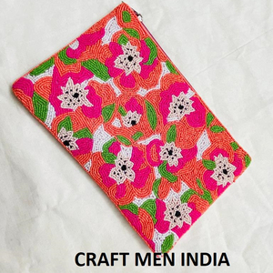 2025 nouvelle pochette perlée à la main pour femmes grande capacité Durable léger perle chaîne décoré sacs à main pour les fêtes soirées - Product Image 2