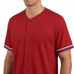 Uniforme de Béisbol Clásico para Hombre, Ligero, Transpirable, de Tela de Poliéster, Cómodo, para Entrenamiento Deportivo en Equipo, Personalizable - Product Image 6