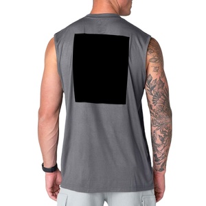 Chaleco Deportivo Transpirable para Hombre, Top Deportivo Moderno, Camiseta sin Mangas para Gimnasio, Ropa de Entrenamiento, Top Largo Antiencogimiento para Yoga - Product Image 3