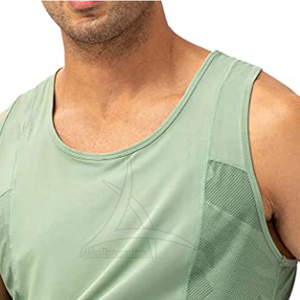 Nouveau style 2025 – Débardeur tricoté 100 % coton pour homme, décontracté, respirant, séchage rapide, haute qualité, options personnalisables, vente en gros - Product Image 3
