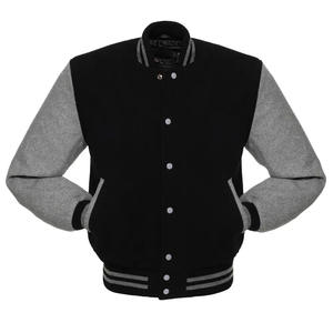 Veste universitaire pour homme haut de gamme, impression personnalisée, manches longues, positions personnalisables du tissu et du logo, style streetwear - Product Image 1