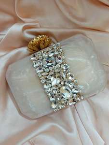 Bolso de mano de resina y madera de la mejor calidad, bolso de resina, Bolsos De Mujer a la moda, bolso de resina hecho a mano indio Unisex a precio de fábrica - Product Image 6