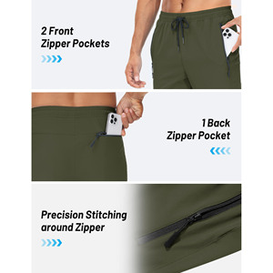 Haute qualité hommes décontracté sport poche hommes pantalons Joggers décontracté survêtement hommes pantalons confortables coton extérieur pantalon - Product Image 5