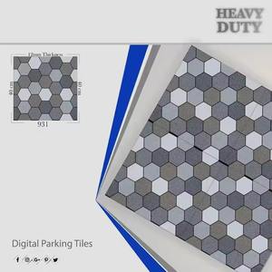 Carreaux de sol en porcelaine de stationnement numérique 400x400mm les plus vendus fournisseur indien prix de stock en gros disponible - Product Image 1