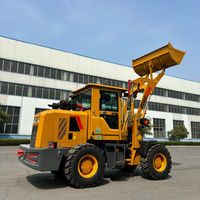 Caricatore Frontale Ronggong ZL-906 con Motore Diesel, Benna da 0,5 m, per Costruzioni, Agricoltura e Silvicoltura, Pala Gommata