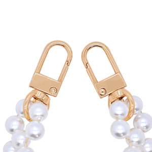 Cordon de téléphone à chaîne à maillons fait main Cordon téléphonique court perle Accesorios De Telefonos court Double rangée perle sangle de téléphone - Product Image 2