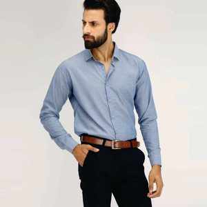 Haute qualité logo personnalisé grande taille chemises pour hommes robe de bureau à manches longues 100% coton chemise habillée pour hommes - Product Image 3