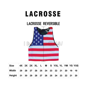 Uniforme de fútbol americano Equipo Ropa deportiva Lacrosse Jersey Sublimado Poliéster lacrosse Shooter Camisa Uniforme Pinnies - Product Image 6