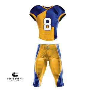 เสื้อเจอร์ซีย์ฟุตบอลอเมริกันและยูนิฟอร์มชุดกีฬามืออาชีพวัสดุทนนานระบายอากาศ - Product Image 4