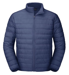 Chaqueta acolchada personalizada para hombre, abrigo de invierno, impermeable, ligera, cálida, proveedor de ropa de abrigo, venta al por mayor - Product Image 1