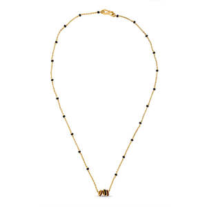 Mangalsutra Moderno de Oro Devyani para Bodas - Product Image 2