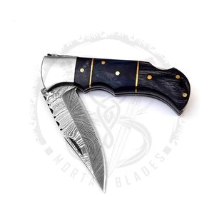 Cuchillo de bolsillo plegable para exteriores multiusos hecho a mano personalizado cuchillos de supervivencia directos de fábrica para acampar al aire libre - Product Image 3
